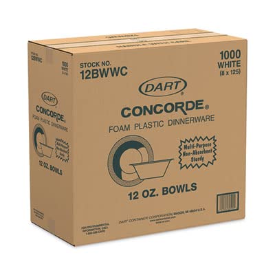 Concorde 10-12 oz. Foam Bowl (Carton of 1,000)